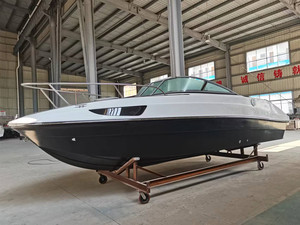 7.18m 23.6ft Fiberglass Sport <b>Yacht</b> Passenger Boat with Outboard Engine - Product Image 3