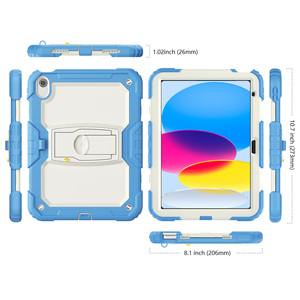 Étui de protection pliable OEM/ODM à prix abordable avec béquille et bandoulière pour <span class=keywords><strong>iPad</strong></span> <span class=keywords><strong>Air</strong></span> 4/5e génération 10,9 pouces 2019/2021 - Product Image 6