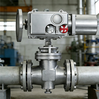 Actionneur électrique intelligent à quart de tour, connexion directe ISO 5211, moteur haute efficacité IP67 pour station de traitement des eaux