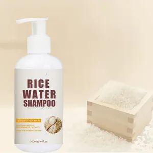 OEM gạo dầu Gội Nước nhãn hiệu riêng gạo hữu cơ nước dầu gội và điều hòa Kit