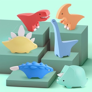 Juguete de Dinosaurio Original y Auténtico <span class=keywords><strong>Hafu</strong></span>, Modelo de Tiranosaurio Rex de ABS para Armar, Bloques de Construcción Magnéticos Educativos - Product Image 1