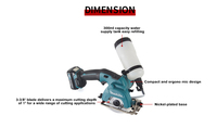Polisseuse rotative Makita sans fil rechargeable, à tête longue et poignée courte, pour verre et voiture, durable