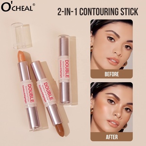 Barra de Contorno Vegana de Larga Duración, Resistente al Agua, Diseño de Doble Punta, Bronceador/Iluminador, Resistente al Sudor, Resistente a la Transferencia, Logotipo Personalizado - Product Image 5