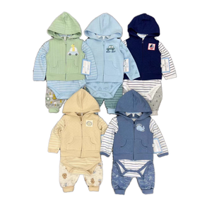 Nuevo chaleco Unisex antibacteriano de algodón 100% transfronterizo con capucha pantalones de liebre 2025 chaqueta cárdigan con cremallera que combina con todo - Product Image 1