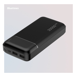Precio de fábrica Bluetimes Slim 20000mAh Banco de energía de alta capacidad Tira de alimentación USB Paquete de batería de iones de litio Estación de energía portátil - Product Image 1