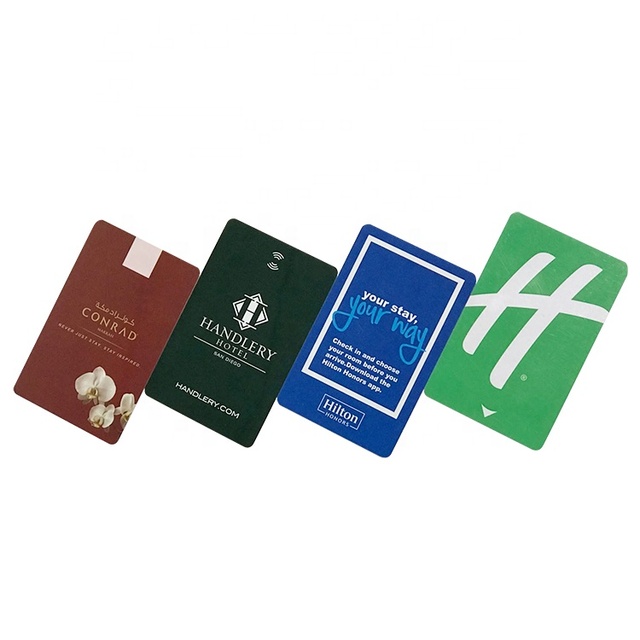 2022 Free Sample Factory Custom Design Electronic Chip Card Keyless Entry Hotel Lock Hotel RFID Smart Card
