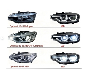Faros Delanteros LED DRL de Doble Color Blanco/Amarillo, Estilo LCI Serie 3 F30, Actualización de Halógeno/Xenón, para BMW - Product Image 2