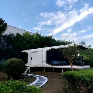 บ้านภาชนะแคปซูลสำหรับสร้างโครงสร้างเหล็กแบบพกพาชั่วคราวบ้านแบบชั่วคราว - Product Image 3