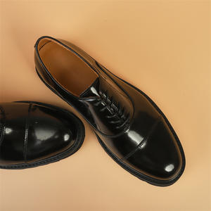 Zapatos Oxford Clásicos de Negocios de Cuero, Zapatos de Vestir Formales con Cordones de Cuero Genuino para Hombre - Product Image 3