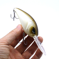 Flottant Deep Diver Pêche Manivelle 80mm 28g Plongée 4m-6m Hochet Crankbait Leurre Bionique En Plastique Leurre Artificiel