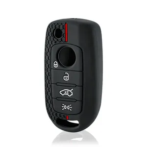 Housse de protection en silicone pour clé <span class=keywords><strong>Fiat</strong></span> Cronos Egea 500X Toro <span class=keywords><strong>Tipo</strong></span>, <span class=keywords><strong>Dodge</strong></span> <span class=keywords><strong>Neon</strong></span>, porte-clés sans clé - Product Image 4