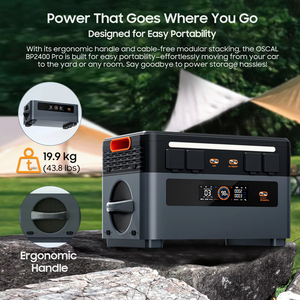 Batteria Oscal Bp2400 Pro 2016Wh Lifepo4 per Stazione di Alimentazione Portatile Oscal Powermax <span class=keywords><strong>2400</strong></span> Pro 2016Wh - Product Image 3