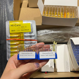 Высококачественные стоматологические алмазные боры Hicare для турбинного наконечника, нержавеющая сталь 304 - Product Image 2