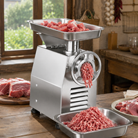 Mélangeur alimentaire électrique professionnel CE, hachoir à viande, machine de table électrique commerciale