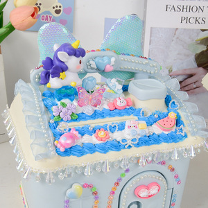 Kit de Bricolage DIY <span class=keywords><strong>Tirelire</strong></span> Artisanale en Colle Crème pour Enfants, Thème 'Petit Amoureux de l'Argent', pour la Coordination Main-Oeil des Filles, Pot d'Économies Cottage - Product Image 4