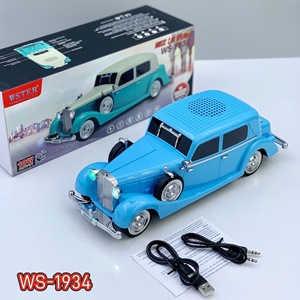 Cổ điển Retro Máy tính để bàn & Xách Tay USB/không dây BT loa cổ điển xe thiết kế với TWS/TF/FM Radio cho máy tính bên sử dụng ngoài trời - Product Image 5