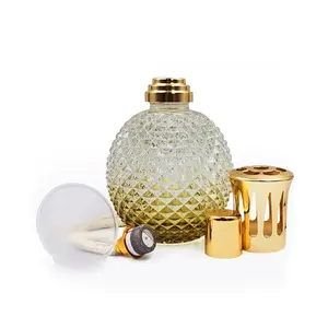 In Stock Perfume Fragrance Lamp with Stone Wick, Snuffer Cap and Light Cap for Home air purify and fragrance decoration.