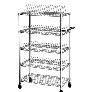 Домашний электронный цинковый провод, хромированный стеллаж для стеллажей - Product Image 3