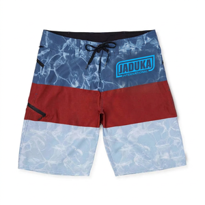 Shorts de sport légers personnalisés imprimés par sublimation, style streetwear, pour le football, la plage et la pêche, avec poches, taille mi-haute - Product Image 1