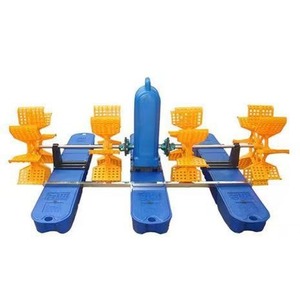 Motore per ossigenatore a ruota idraulica a due/quattro pale Yunrui, standard nazionale, con cavo <span class=keywords><strong>in</strong></span> rame 100%, per laghetti di pesci, gamberi e granchi, modello 008 - Product Image 2