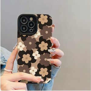 Eccellente <span class=keywords><strong>Cover</strong></span> per Cellulare in Pelle Artificiale TPU <span class=keywords><strong>con</strong></span> Stampa Floreale Marrone Nero <span class=keywords><strong>Bianco</strong></span> per <span class=keywords><strong>iPhone</strong></span> X Xr <span class=keywords><strong>11</strong></span> 12 13 14 15 16 17 18 Pro Max - Product Image 1
