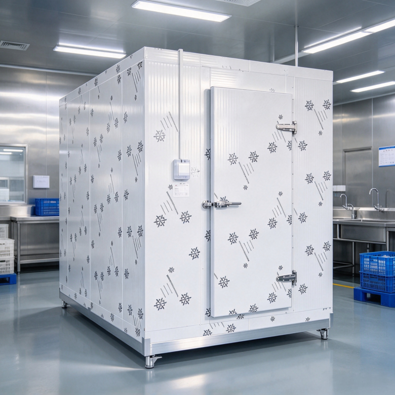 Walk In Refriderators PU Sandwich Panel Walk in Freezer Room Commercial Cold Storage Mobile ...