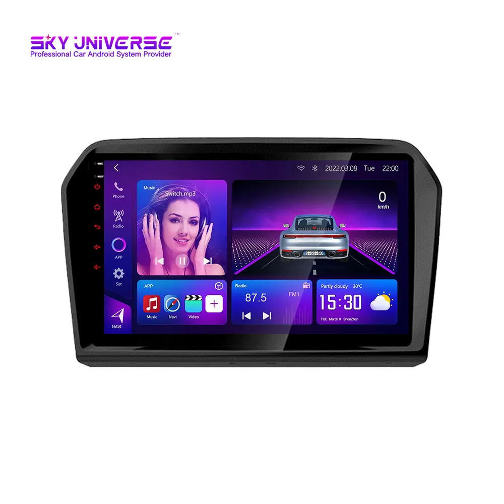 9 Zoll Android 11 GPS Navigation DVD-Radio für Volkswagen VW Jetta 2013-2017 mit HD Touchscreen Carplay AUX Unterstützung Carplay DSP