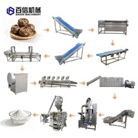 Machine de fabrication de poudre de konjac séché en acier inoxydable à prix de gros, ligne de traitement des légumes automatique haute efficacité