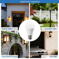 Lampe à détecteur de mouvement radar A60 10W E27/B22, douille 100-240V IP20, ampoule LED à induction d'objet pour éclairage intérieur