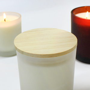 Tre nắp Nắp kích thước khác nhau bằng gỗ cho nến <span class=keywords><strong>Jar</strong></span> nắp chai gỗ cho lọ thủy tinh bán buôn tùy chỉnh Cốc nắp dễ dàng mở kết thúc - Product Image 2