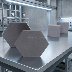 Placa Protectora de Cerámica Industrial de Carburo de Silicio, Resistente a la Corrosión, Baldosa SSIC de Alta Dureza, Placas de Cerámica Física - Product Image 1
