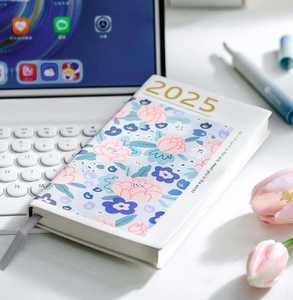 2025 A6 Ledger Agenda de alto nivel de apariencia libro portátil planificador semanal calendario cuaderno <span class=keywords><strong>para</strong></span> trabajo Estudio <span class=keywords><strong>para</strong></span> horarios ocupados - Product Image 3