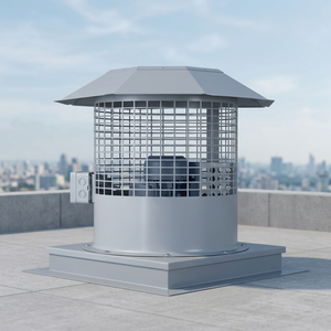 VE-AXR-FH 400-5-25 Ventilateurs de toit à échappement axial industriel Venteurope Moteur électrique OEM AC 380-400V 0.37 kW HP 1200 M3/h-60 C - Product Image 6