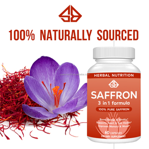 Capsules d'extrait d'herbes naturelles OEM Safran 3 en 1 pour soutenir l'immunité des adultes - 60 capsules - Product Image 4