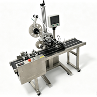 Machine d'étiquetage automatique verticale à surface plane pour sacs, boîtes, cartes - Équipement d'emballage à pagination automatique