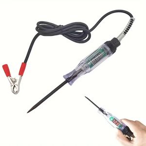 1 probador de circuito de voltaje de camión de coche, pluma probador de circuito LCD Digital de bajo voltaje de 6-24V, herramientas de pluma de medición eléctrica de bombilla - Product Image 1