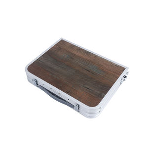 Mesa Plegable Portátil Ultracompacta e Impermeable de Aleación de Aluminio, Mesa de Camping con Asa de Transporte, para Uso en Exteriores, Comedor, Parque, Diseño Moderno - Product Image 3