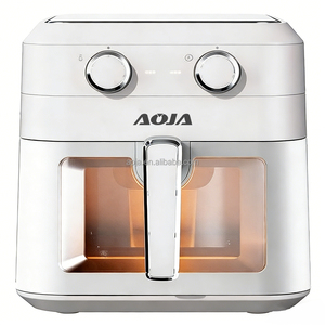 Friteuse à air AOJA 1700W haute puissance, grande capacité 6,5L, deux boutons de commande manuelle avec fenêtre de cuisson visible - Product Image 2