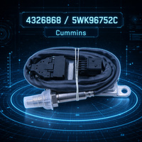 Capteur NOx 24V 4326868 5WK96752C A045S162 2872779 2897311 Capteur d'oxyde d'azote pour moteur de camion diesel Cummins