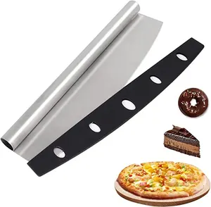 Cortador De Taglia Pizza Couteau Eine Pizza Custom Sharp Blade Edelstahl Multifunktion shand buch Big Pizza Dough Knife Cutter