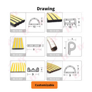 شريط فوم EPDM عالي الجودة شائع لمنتجات مطاطية ممتازة لإغلاق الأبواب والنوافذ - Product Image 3