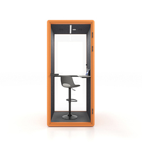 Cabine Acoustique Compacte pour Appels Vidéo en Open Space et Pod de Bureau Insonorisé pour l'Intimité