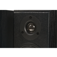 Samtronic Haut-parleur d'étagère 4 pouces HIFI en bois passif 4Ohm Audio amplificateur de son moniteur Haut-parleur Home cinéma Haut-parleur