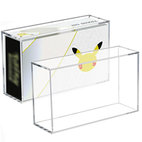 Boîte de présentation en acrylique transparente pour objets de collection scellés, résistante aux UV, pour événements spéciaux