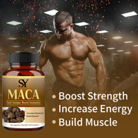 Prix inférieur Capsules d'extrait de racine de Maca Supplément pour la santé masculine Améliore la vitalité Stimule la santé reproductive Capsules de Maca
