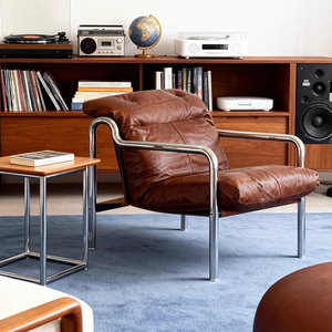 Fauteuil Longstar Star River en cuir ciré de qualité supérieure, fauteuil <span class=keywords><strong>lounge</strong></span> pour les amateurs de <span class=keywords><strong>musique</strong></span>, canapé d'angle pour le salon ou la <span class=keywords><strong>musique</strong></span> - Product Image 1