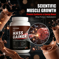 Poudre de protéines de créatine monohydrate hypercalorique en vrac, complément sportif pour une prise de masse rapide et la croissance musculaire - Riche en protéines, immunostimulant