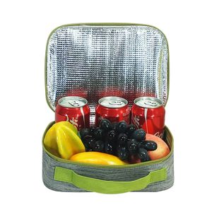 กระเป๋าเก็บอุณหภูมิแบบมีซิปด้านหน้า สำหรับใส่อาหารกลางวัน ใช้ได้ทั้งช้อปปิ้ง ปิกนิก ทำงาน สำนักงาน เหมาะสำหรับผู้หญิง ผู้ชาย ปี 2026 รับผลิตโลโก้ตามสั่ง ขายส่งจำนวนมาก - Product Image 3