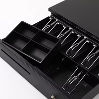 Boîte à billets à cinq compartiments, 5 compartiments, comptage et tri automatiques, matériau ABS, noir, petite entreprise, système POS, boîtier de machine