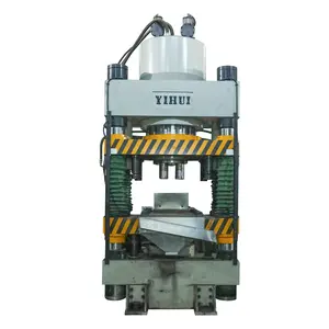 Prensa hidráulica compacta de polvo de Zirconia, máquina de prensado de doble acción completamente automática de China